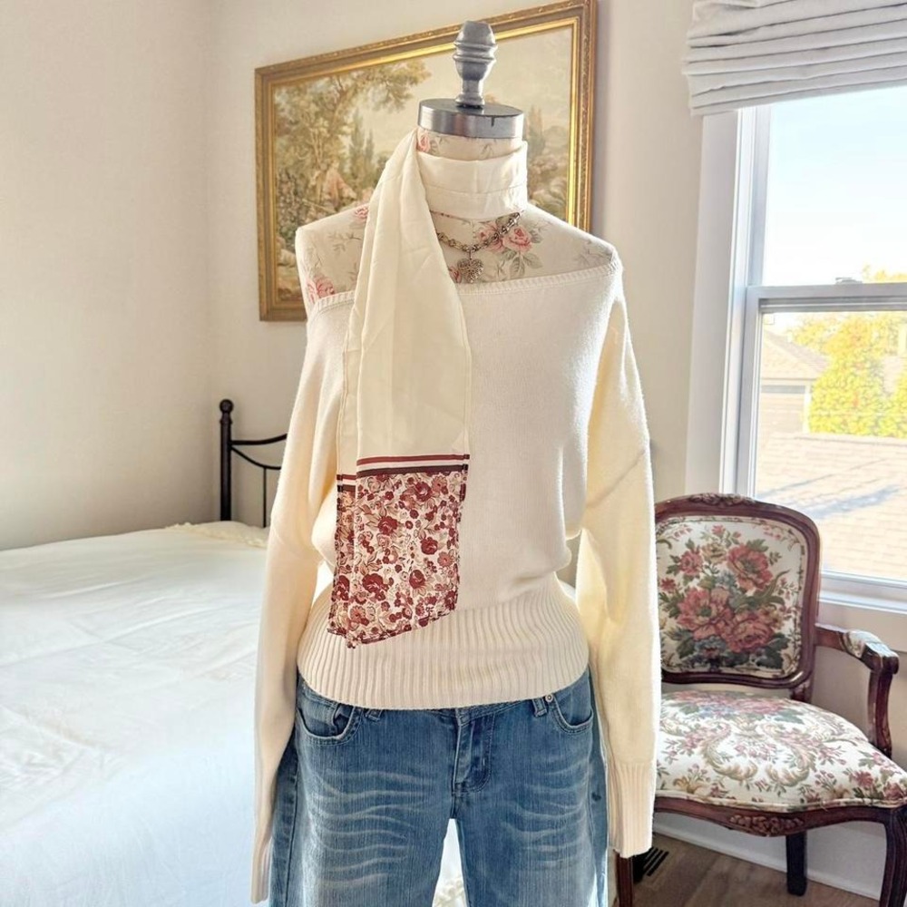 Vintage‎ Floral scarf